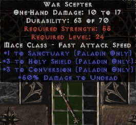 +3 Holy Shield Scepter (CTA Base) - East Ladder
