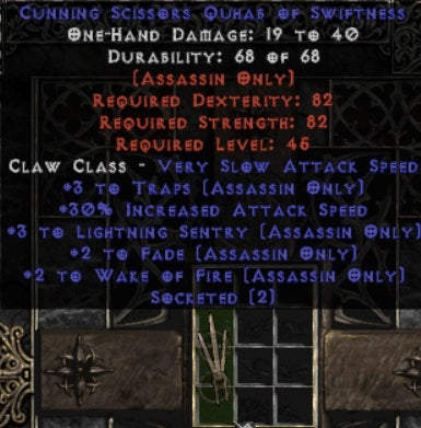 +6/30ias Trap Claw (2 Socket) - East Ladder