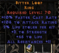 Bitter Loop Ring - Europe Ladder