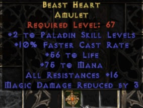 Beast Heart Amulet - Europe Ladder