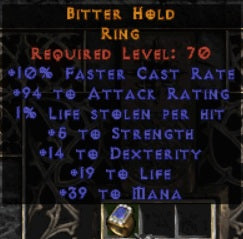 Bitter Hold Ring - West Ladder