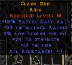 Chaos Grip Ring - Europe Ladder