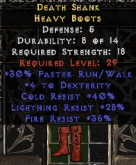 Death Shank Heavy Boots - Europe Ladder