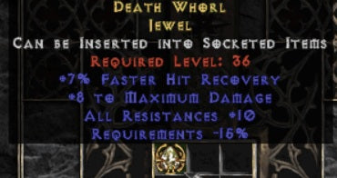 Death Whorl Jewel - Europe Ladder