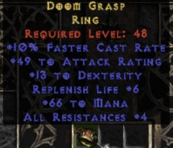 Doom Grasp Ring - East Ladder