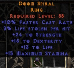 Doom Spiral Ring - Europe Ladder