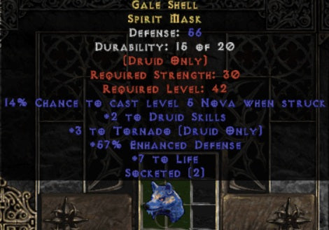 Gale Shell Spirit Mask - East Ladder