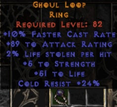 Ghoul Loop Ring - West Ladder