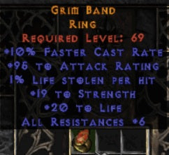 Grim Band Ring - Europe Ladder