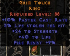 Grim Touch Ring - East Ladder