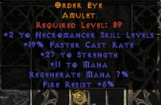 Order Eye Amulet - Europe Ladder