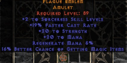 Plague Emblem Amulet - Europe Ladder