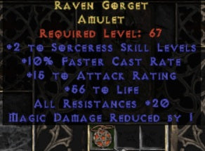 Raven Gorget Amulet - Europe Ladder