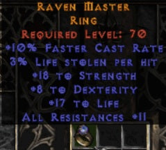 Raven Master Ring - Europe Ladder