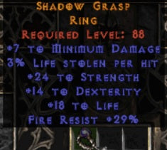 Shadow Grasp Ring - Europe Ladder