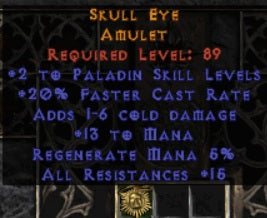 Skull Eye Amulet - Europe Ladder
