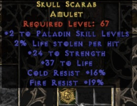 Skull Scarab Amulet - Europe Ladder