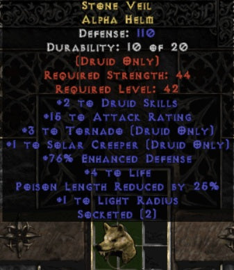 Stone Veil Alpha Helm - West Ladder