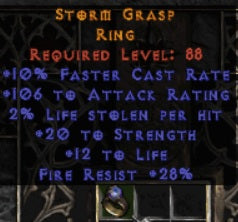 Storm Grasp Ring - East Ladder
