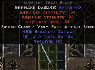 15/3 Phase Blade - 5 Sockets (Grief Base) - Europe Ladder