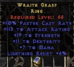 Wraith Grasp Ring - West Ladder