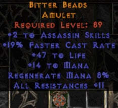 Bitter Beads Amulet - West Ladder