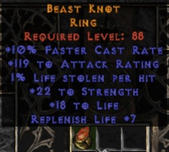 Beast Knot Ring - West Ladder