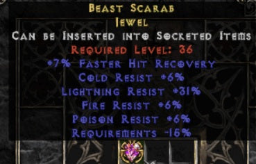 Beast Scarab Jewel - East Ladder