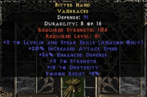 Bitter Hand Vambraces - Europe Ladder