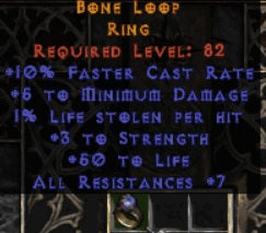 Bone Loop Ring - East Ladder
