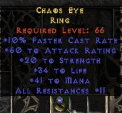 Chaos Eye Ring - East Ladder