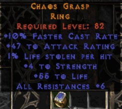 Chaos Grasp Ring - East Ladder