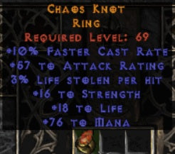 Chaos Knot Ring - West Ladder