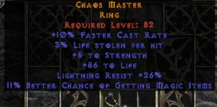 Chaos Master Ring - East Ladder