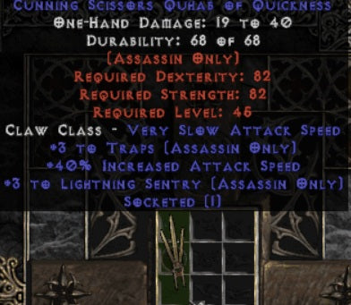 +6/40ias Trap Claw (1 Socket) - East Ladder