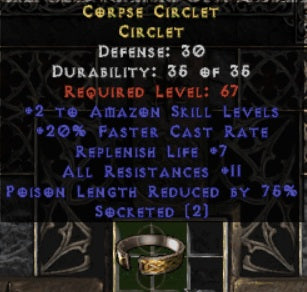 Corpse Circlet - East Ladder