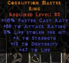 Corruption Master Ring - East Ladder