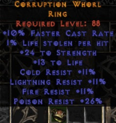Corruption Whorl Ring - East Ladder