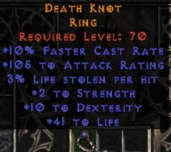 Death Knot Ring - West Ladder