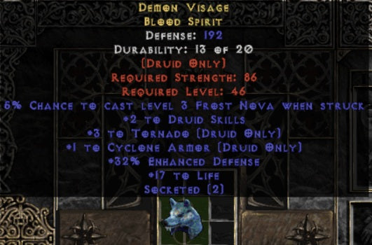 Demon Visage Blood Spirit - West Ladder