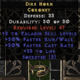 Dire Horn Coronet - West Ladder