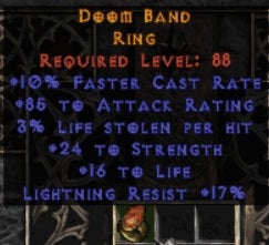 Doom Band Ring - East Ladder