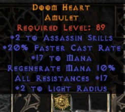 Doom Heart Amulet - Europe Ladder
