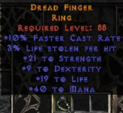 Dread Finger Ring - East Ladder