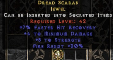 Dread Scarab Jewel - West Ladder