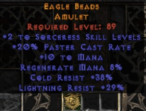 Eagle Beads Amulet - West Ladder
