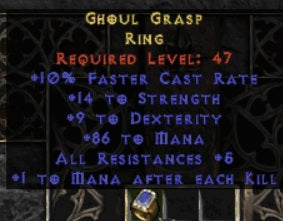 Ghoul Grasp Ring - East Ladder