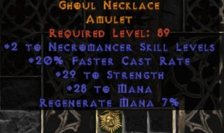 Ghoul Necklace Amulet - West Ladder