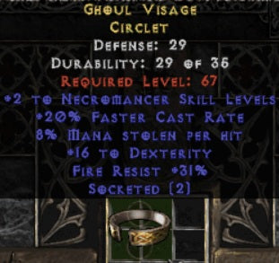 Ghoul Visage Circlet - East Ladder