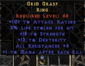 Grim Grasp Ring - Europe Ladder